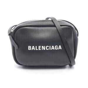 Balenciaga CAMERA BAG Shoulder Leather Black